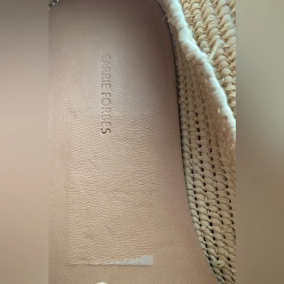 NWOB Carrie Forbes Atlas Slip on Woven Loafer Falts Size EU 37 - Picture 5 of 5